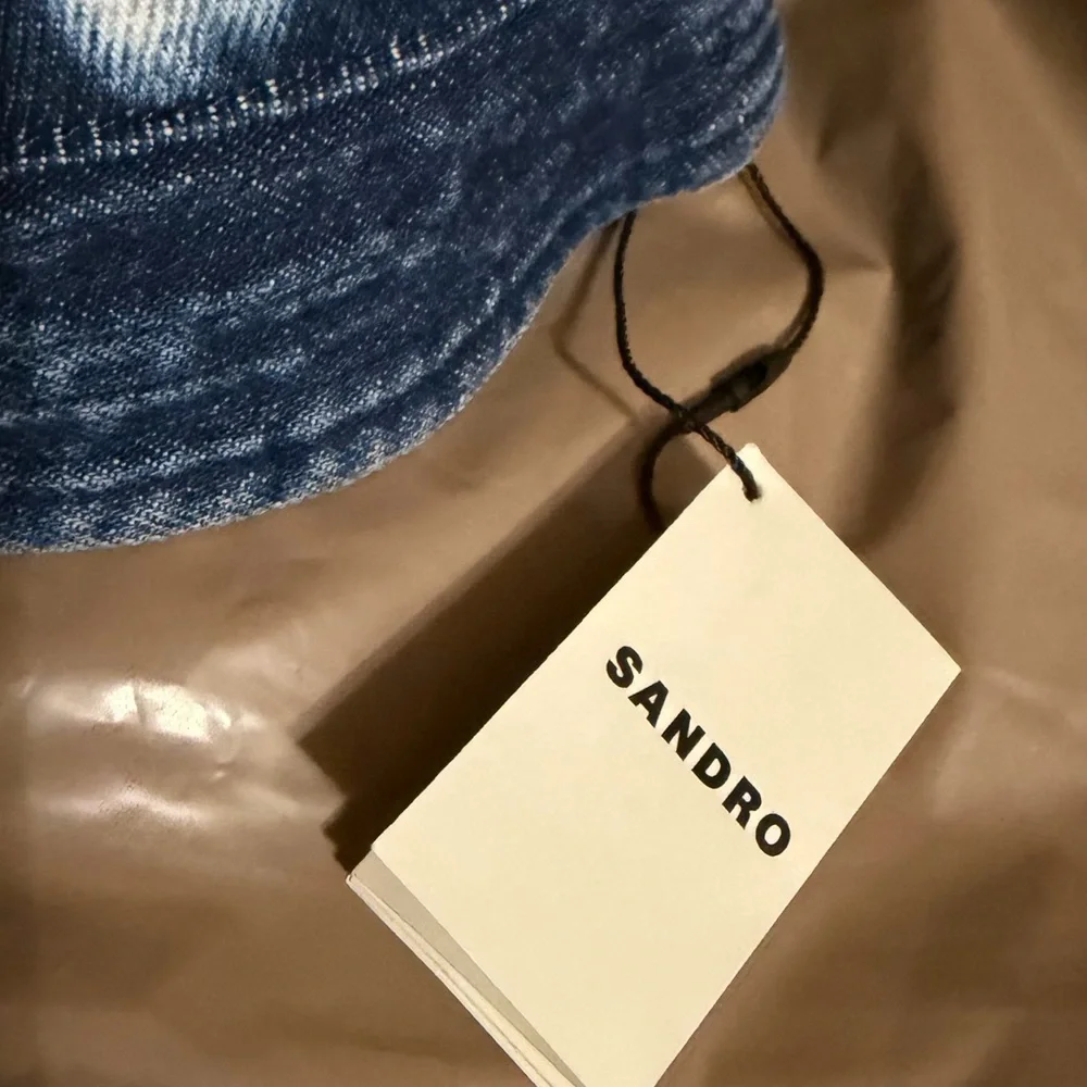 Sandro Unisex Tie-Dye Bucket Hat in Blue and White. NWT - Picture 5 of 5